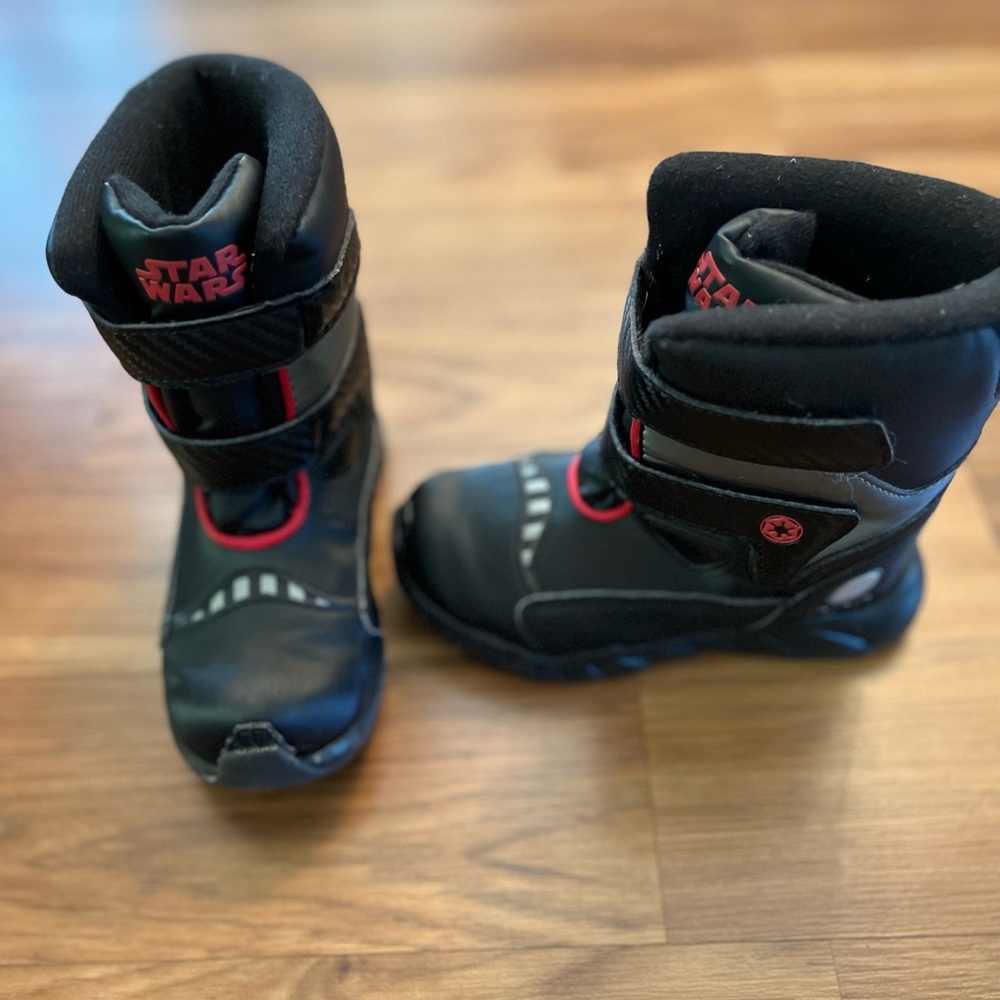 Star Wars brand Storm Trooper toddler boots